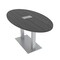 Skutchi Designs 33.5 in W, 59.5 in L, 29 in H, Engineered Wood Top, Grey HAR-OVL-34x60-DOU-ELEC-ASIANNIGHT - alternate 1